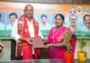 ఎమ్మెల్యే బిఎల్ఆర్ కు శుభాకాంక్షలు తెలిపిన : వ్యవసాయ శాఖ అధికారి రుషేంద్ర మణి