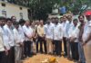 *భవిత సెంటర్ శంకు స్థాపన చేసిన కాంగ్రెస్ మండల్ అధ్యక్షులు చెంద్రశేఖర్.*